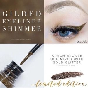 [SeneGence] sealed eye sense liquid liner gilded gold glitter limited edition